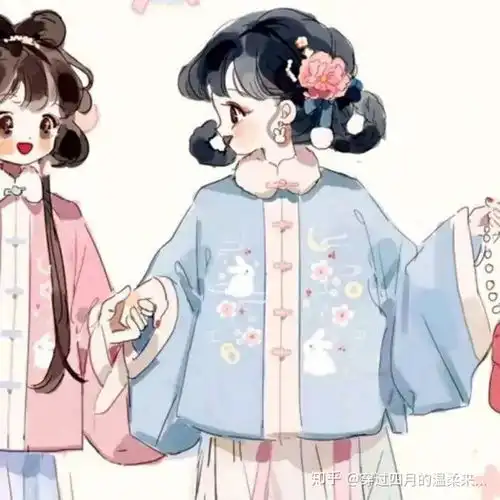闺蜜头像动漫两人一人一