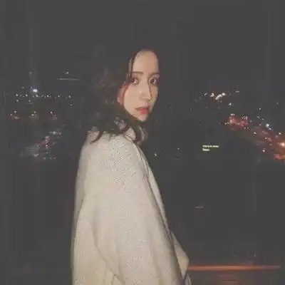 女头侧脸长发高清好看的女头森系侧脸系列