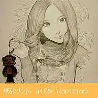  手绘酷女图片大全微信头像图片大全