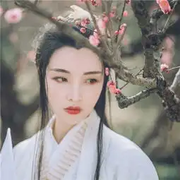  女生唯美古风长发头像2018最新只怪时间太嫉妒我们的爱情
