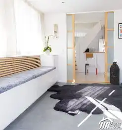  北欧风格二居室小清新经济型地台设计图纸
