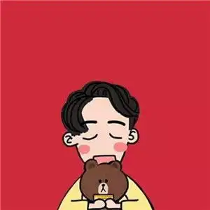 不喜欢等待只喜欢相爱卡通动漫情侣头像一左一右