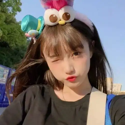 黄字头像图片女生可爱女