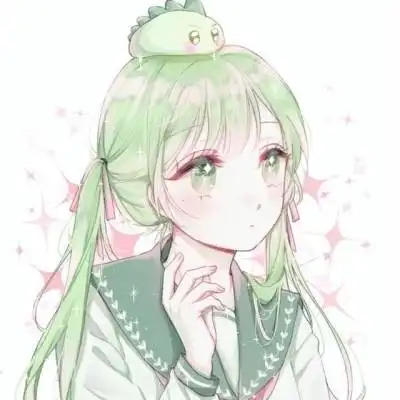 女头像图片小清新卡通可爱小清新微信头像女