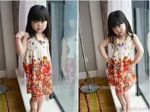  女童小童清新小淑女花朵裹胸挂脖吊带裙9933价格厂家图片