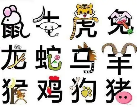 十二生肖生克表