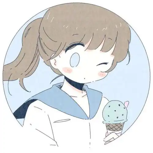 卡通版闺蜜头像一人一半