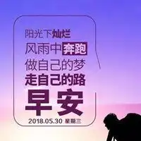  励志早安心语正能量配图微信头像图片大全