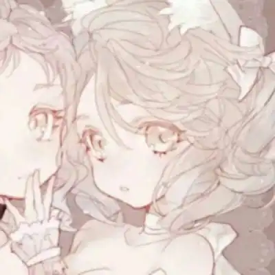  动漫女生闺蜜头像喜欢收藏