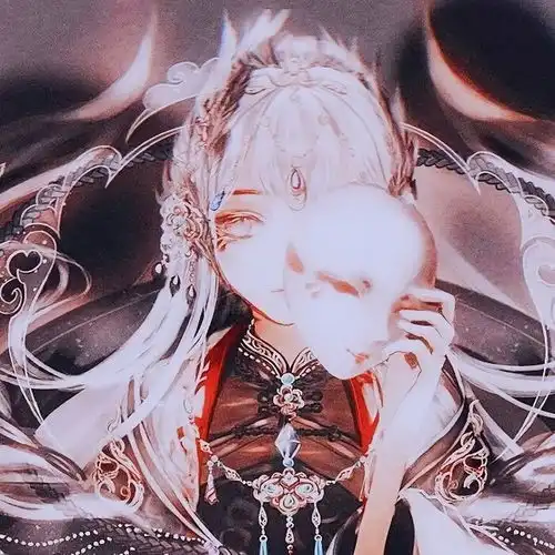  中国古风二次元女头,美到没朋友