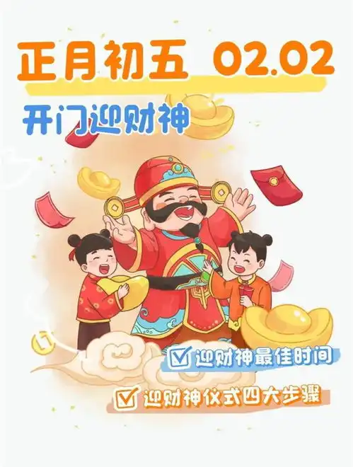  建议先收藏2月2日年初五迎财神最佳时间和四个步骤