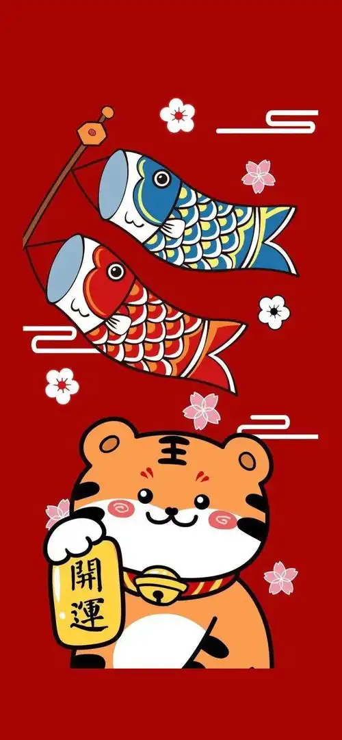  2022年百款虎年春节手机桌面壁纸