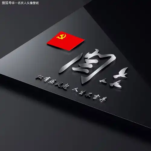  用你的姓氏当头像,18张百家姓爱国壁纸,炫酷3d立体风格