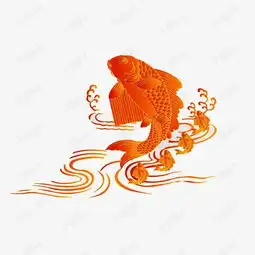  鲤鱼跃龙门中国画素材图片免费下载高清png千库网图片编号9286636