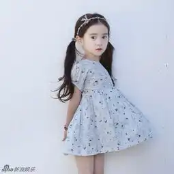  从小就是小美人韩国粉嫩萝莉走红图