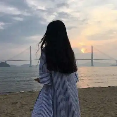  女生背影风景头像小清新,对你说的情话我全都收回
