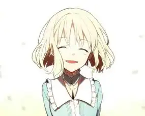  求一个动漫女孩微笑的头像