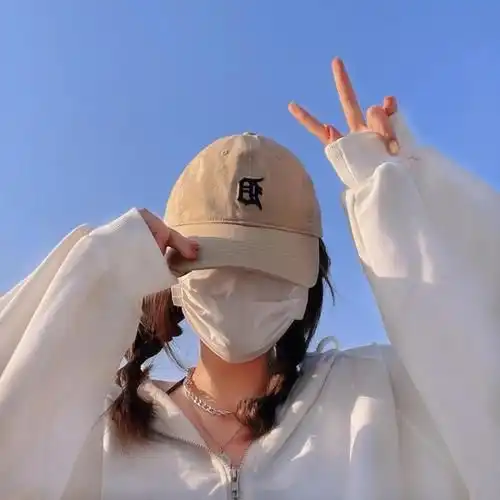  戴口罩女头丨收藏好久了