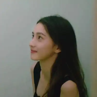 qq头像女生可爱萌 侧脸