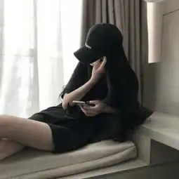 头像女不露脸质感