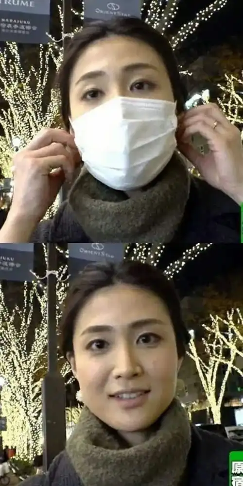  因为疫情关系,大家都戴上口罩,于是美女似乎增加了