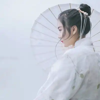  唯美有意境油纸伞古风头像2018精选再美的网名也不及你的名字