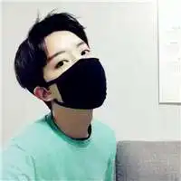  什么男生头像好撩妹戴口罩的男生头像侧面秒杀全场