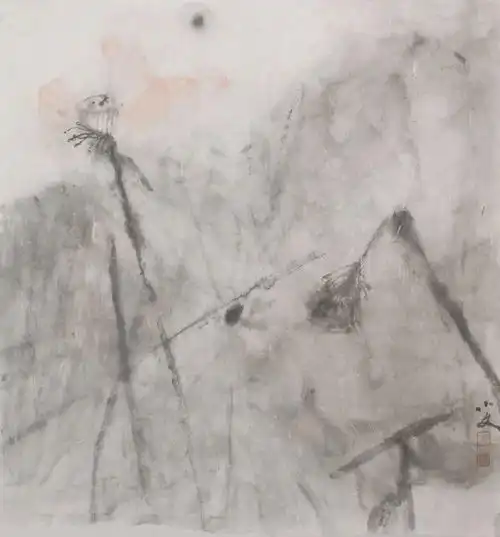  孙雯痴于绘画,与丹青共舞