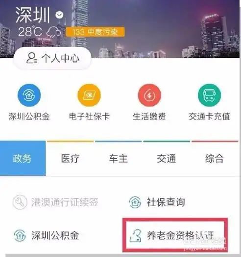  通过支付宝认证领取养老金的图文方法