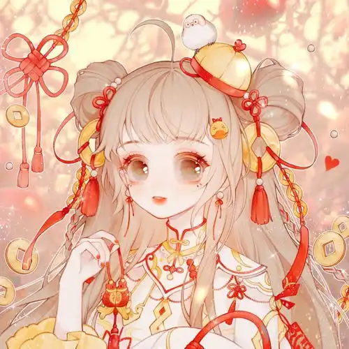  唯美仙气动漫女生头像
