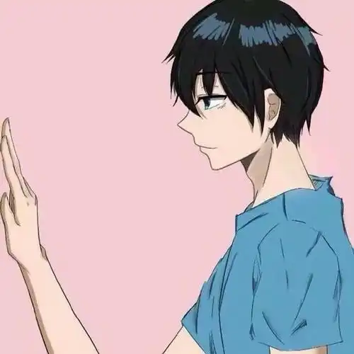  求动漫男生侧脸图片,逆光,正在写作业什么的也不错
