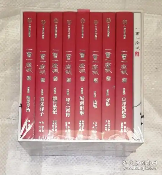  一版一印,套装八册一书一座城系列8册
