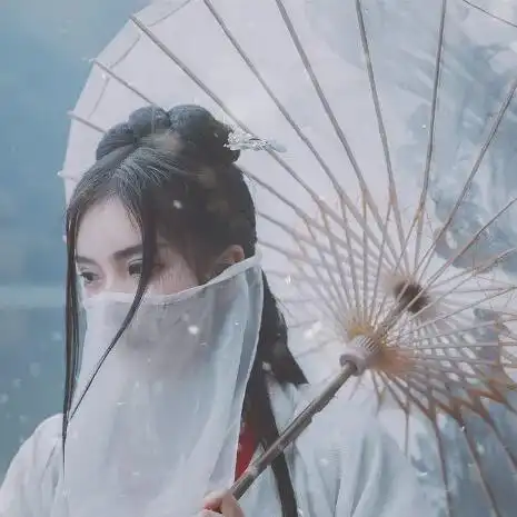 古风遮美人壁纸头像