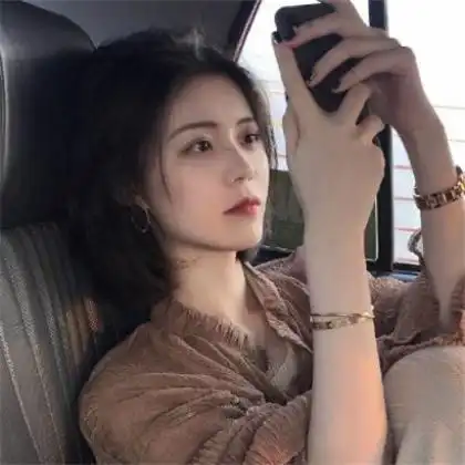 微信头像气质冷酷女潘霜