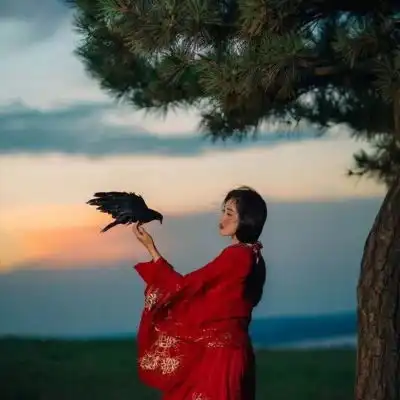  红色系头像