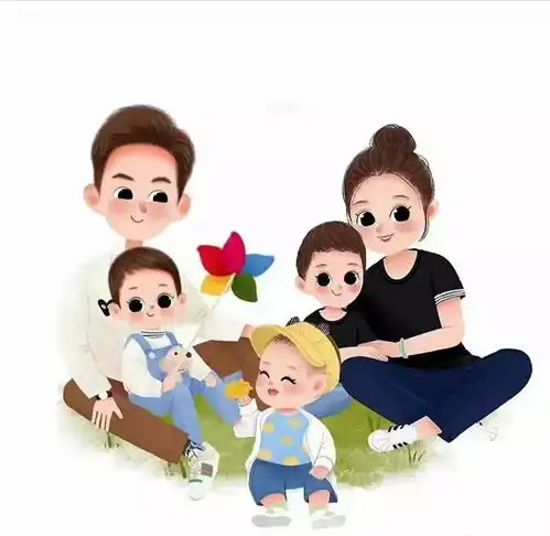 妈妈和儿子的亲子头像卡