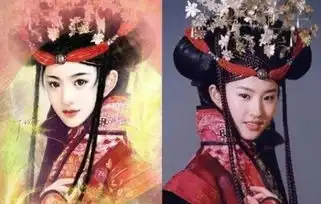  从画里走出的古装美女真人or画