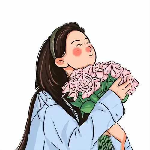  听说用刘亦菲捧花头像会有好运哦