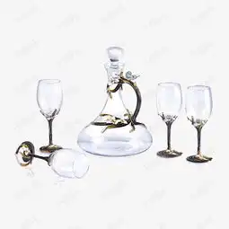  一组玻璃酒杯素材图片免费下载高清png千库网图片编号8096360