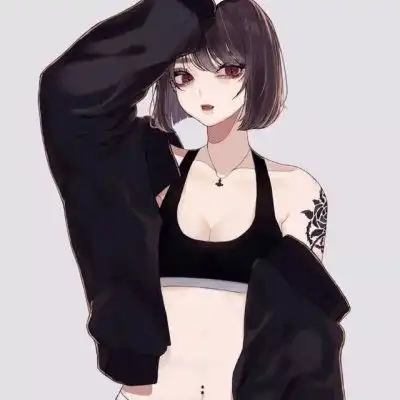  绽放魅力的手绘女生头像,全部是高清的精品