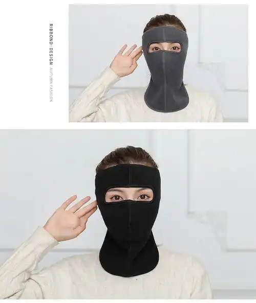  抖音同款冬季保暖加厚口罩耳罩护耳男女冬季骑行防寒防冻全包面罩
