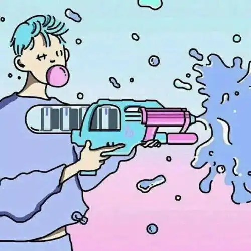 简约微笑头像查收