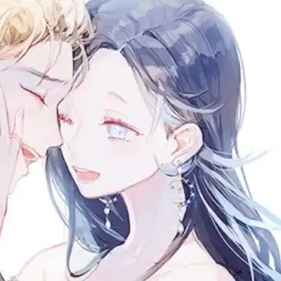  浪漫流水的心上人,唯美漫画情侣头像一对