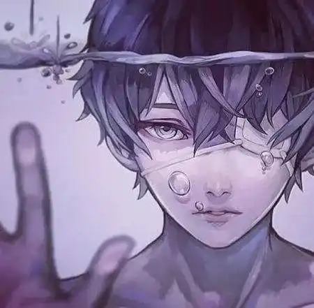 qq头像动漫男颓废