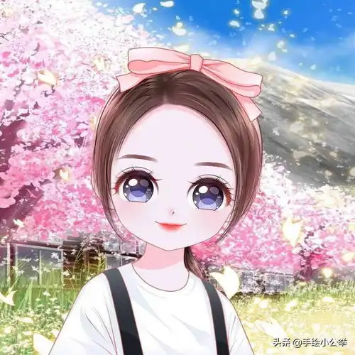  换个头像吧,俏皮可爱卡通头像,实在招人喜欢,大眼睛丸子头漂亮