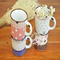  微信头像陶瓷杯插花微信头像图片大全