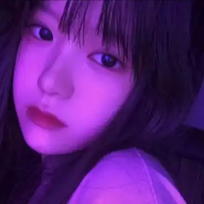  头像动漫女生头像番蓝色系ins