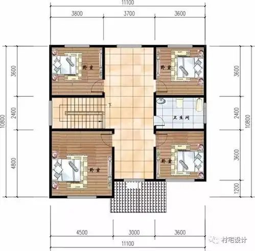  3款现代化农村自建双层别墅,简洁才是经典王道,第2造型独特