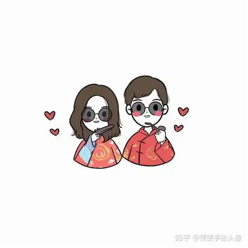  手绘卡通手绘头像女生可爱萌手绘卡通人物图片超呆萌可爱图片
