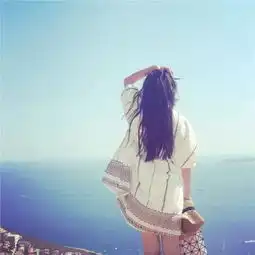  女生头像唯美清新意境伤感背影